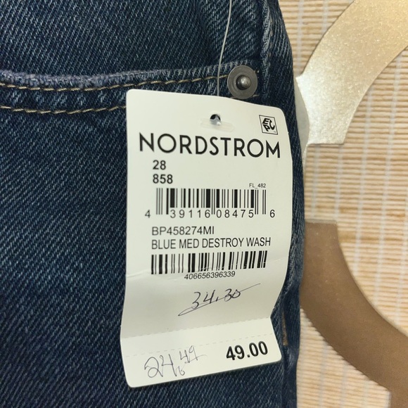 Nordstrom Blue Medium Wash Jeans - Picture 5 of 7